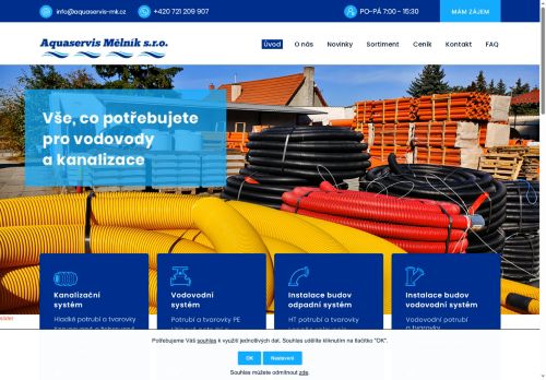 Zobrazit webové stránky Aquaservis Mělník, s.r.o.