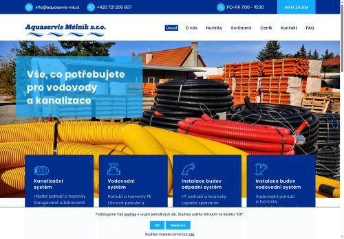 Zobrazit webové stránky Aquaservis Mělník, s.r.o.
