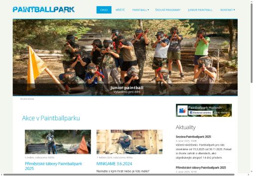 Zobrazit webové stránky Paintballpark Hodonín