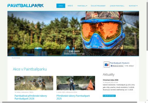 Zobrazit webové stránky Paintballpark Hodonín