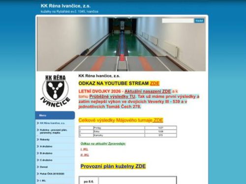 Kuželkářský klubu KC Réna Ivančice