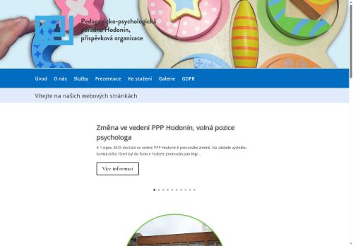Zobrazit webové stránky Pedagogicko psychologická poradna Hodonín