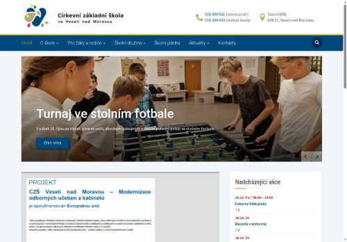 Zobrazit webové stránky Církevní základní škola ve Veselí nad Moravou