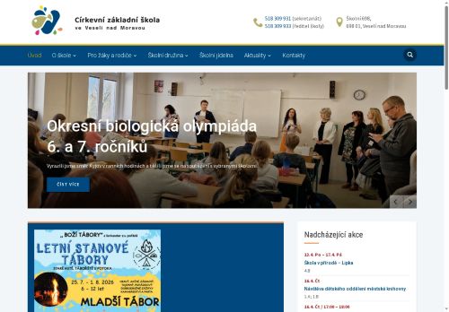 Zobrazit webové stránky Církevní základní škola ve Veselí nad Moravou