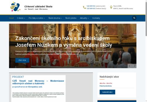 Zobrazit webové stránky Církevní základní škola ve Veselí nad Moravou