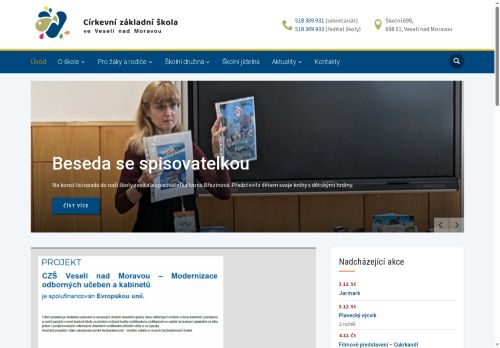 Zobrazit webové stránky Církevní základní škola ve Veselí nad Moravou