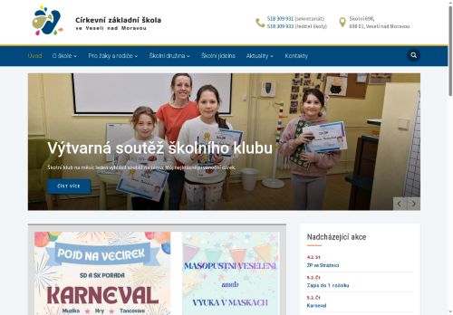 Zobrazit webové stránky Církevní základní škola ve Veselí nad Moravou
