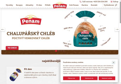 Zobrazit webové stránky Penam, a.s. - pobočka Rosice