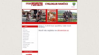 Zobrazit webové stránky Sportovní klub CYCLES PERFECTA Ivančice