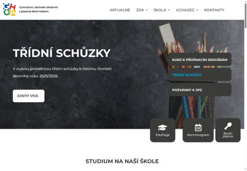 Zobrazit webové stránky Gymnázium,  obchodní akademie a jazyková škola s právem státní jazykové zkoušky Hodonín