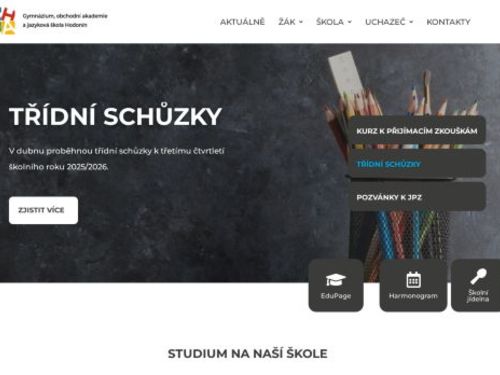 Gymnázium,  obchodní akademie a jazyková škola s právem státní jazykové zkoušky Hodonín
