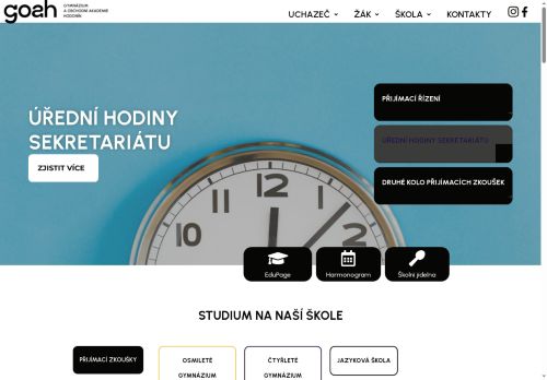 Zobrazit webové stránky Gymnázium,  obchodní akademie a jazyková škola s právem státní jazykové zkoušky Hodonín