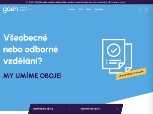 Gymnázium,  obchodní akademie a jazyková škola s právem státní jazykové zkoušky Hodonín