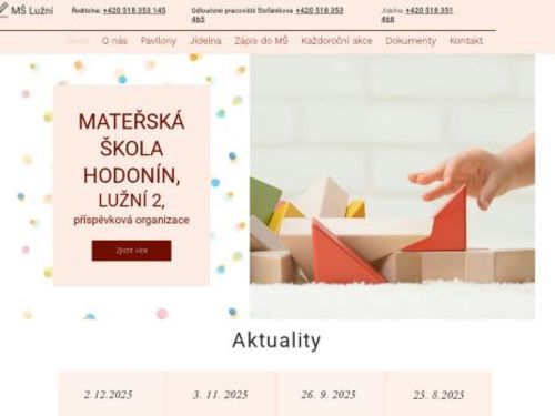 Mateřská škola Lužní