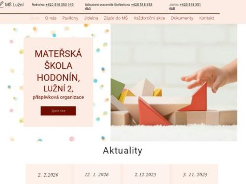 Mateřská škola Lužní