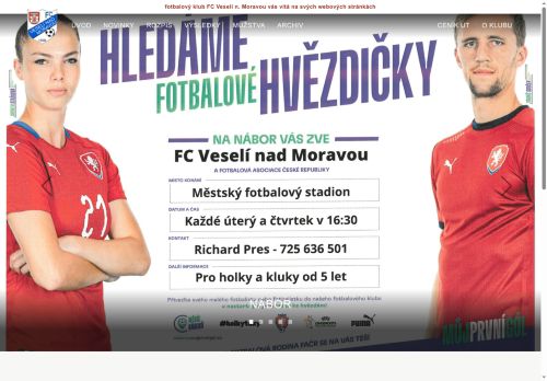 Zobrazit webové stránky FC Veselí nad Moravou z.s.