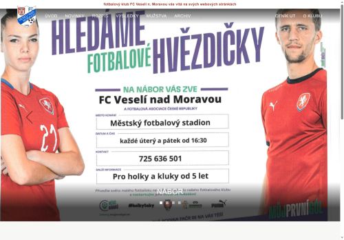 Zobrazit webové stránky FC Veselí nad Moravou z.s.