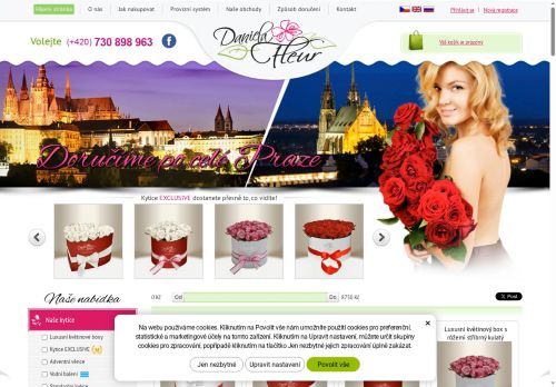 Zobrazit webové stránky Květinové studio Daniela