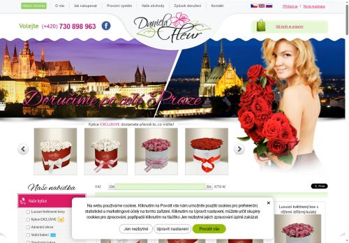 Zobrazit webové stránky Květinové studio Daniela