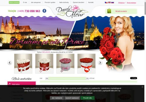 Zobrazit webové stránky Květinové studio Daniela
