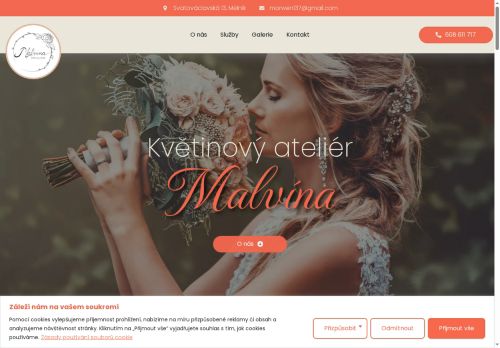 Zobrazit webové stránky Květinový ateliér Malvína