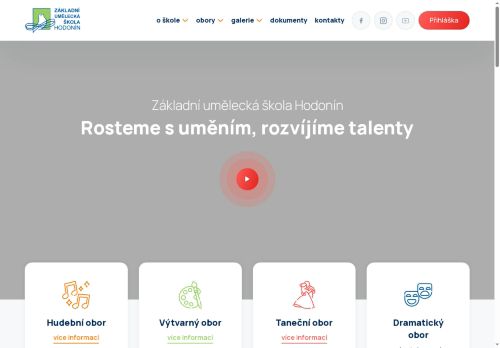 Zobrazit webové stránky Základní umělecká škola Hodonín