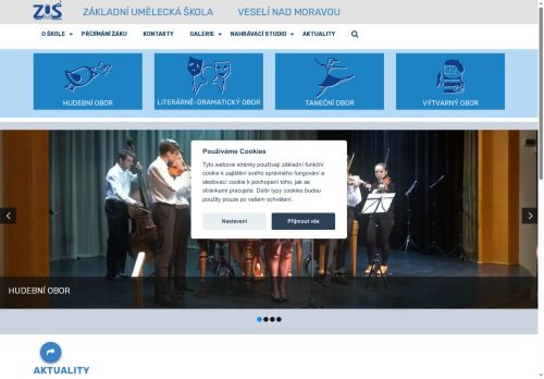 Zobrazit webové stránky Základní umělecká škola Veselí nad Moravou