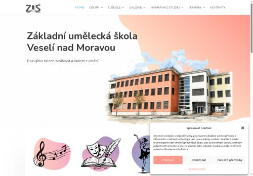 Zobrazit webové stránky Základní umělecká škola Veselí nad Moravou