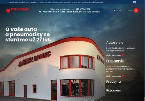 PNEU DRNEC s.r.o. nabízí práci na pozici Asistentka autoservisu/pneuservisu v obci Plzeň