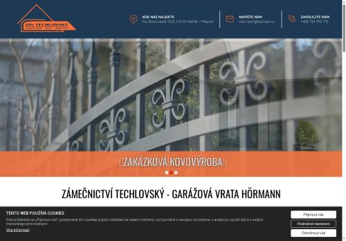 Zobrazit webové stránky Zámečnictví Techlovský