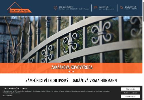 Zobrazit webové stránky Zámečnictví Techlovský