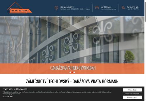 Zobrazit webové stránky Zámečnictví Techlovský