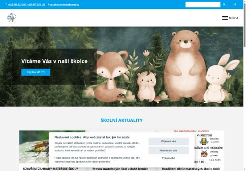 Zobrazit webové stránky MŠ Jilemnického