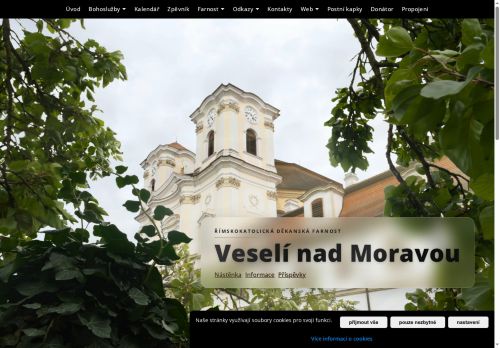 Zobrazit webové stránky Římskokatolická farnost Veselí nad Moravou