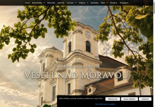 Zobrazit webové stránky Římskokatolická farnost Veselí nad Moravou