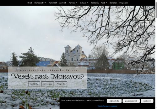 Zobrazit webové stránky Římskokatolická farnost Veselí nad Moravou
