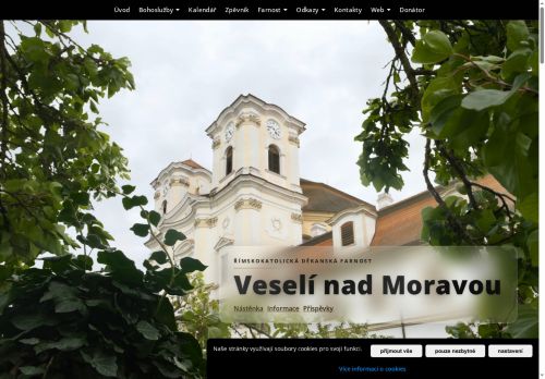 Zobrazit webové stránky Římskokatolická farnost Veselí nad Moravou