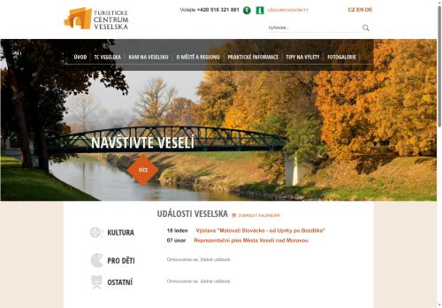 Zobrazit webové stránky TIC Veselska