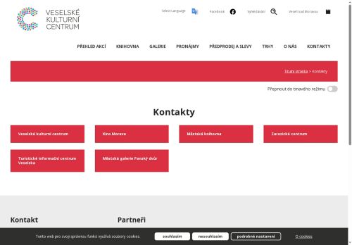 Zobrazit webové stránky Veselské kulturní centrum