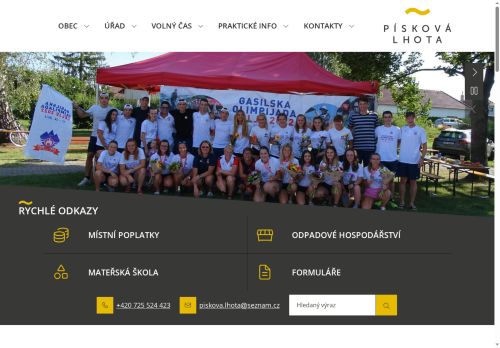 Zobrazit webové stránky Obecní úřad Písková Lhota