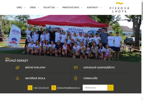 Zobrazit webové stránky Obecní úřad Písková Lhota