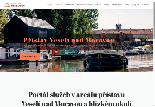 Zobrazit webové stránky Veřejný přístav Veselí nad Moravou