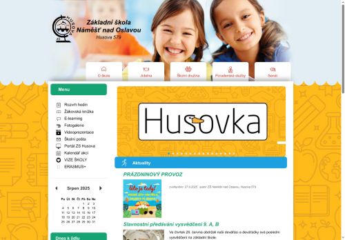 Zobrazit webové stránky ZŠ Husova Náměšť nad Oslavou