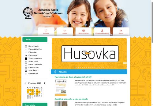Zobrazit webové stránky ZŠ Husova Náměšť nad Oslavou