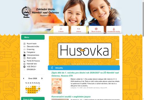 Zobrazit webové stránky ZŠ Husova Náměšť nad Oslavou