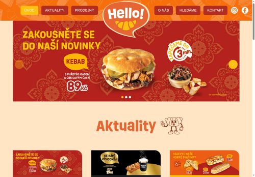 Zobrazit webové stránky Hello!