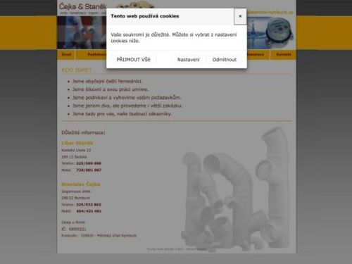 Instalatérství - Stanislav Čejka