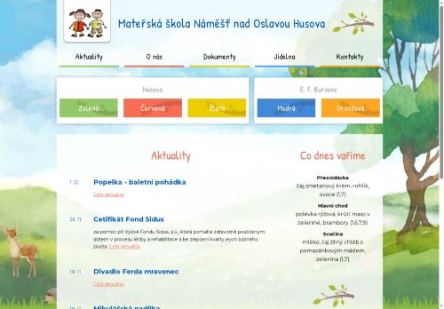 Zobrazit webové stránky MŠ Husova Náměšť nad Oslavou