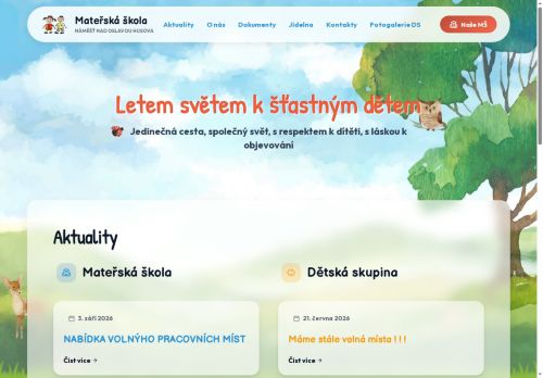 Zobrazit webové stránky MŠ Husova Náměšť nad Oslavou