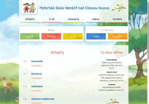 Zobrazit webové stránky MŠ Husova Náměšť nad Oslavou